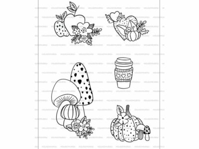 Sellos digitales Otoño set 2