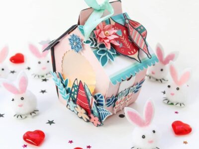 Taller scrapbooking casita navideña