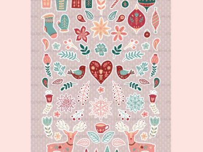 embellishments digitales scrap navidad