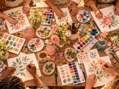 Taller de pintura en acuarela en Alicante